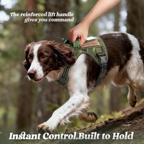 rabbitgoo Tactical Dog Harness for Large Dogs, No Pull Service Pet Vest - Image 5