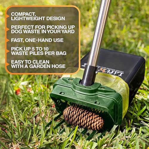 Neater Pet Brands Lift N' Bag Dog Pooper Scooper with 22" Pole, 195 Bags - Image 4