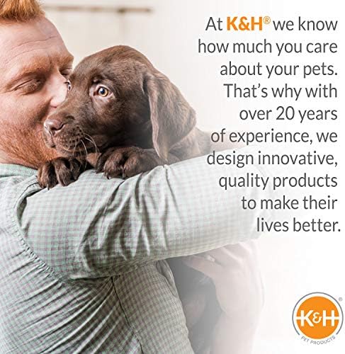K&H Pet Products Self-Warming Dog Crate Bed, Machine Washable Dog Crate Mat, Tan X-Small 14 X 22 Inches (Pack of 2) - Image 6