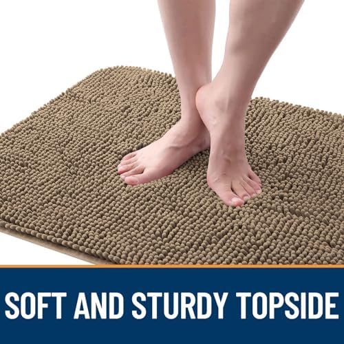 OLANLY Dog Door Mat for Muddy Paws 70x32, Super Absorbent Chenille Mud Mat - Image 4