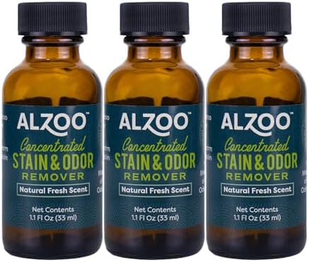 ALZOO Concentrated Pet Stain & Odor Remover Refill, Pack of 3 by ALZOO