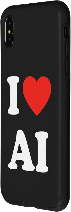 I AI Stem Lover AI Tech Enthusiast Case for iPhone Xs Max - Image 2