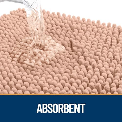 OLANLY Dog Door Mat for Muddy Paws 30x20, Super Absorbent Chenille Mud Mat - Image 3