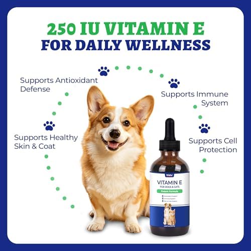 Wellix 4.06 fl oz Vitamin E for Dogs and Cats for Healthy Skin and Coat - Image 2