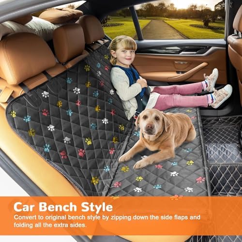 URPOWER XL Dog Seat Cover for Full-Size Trucks, 100% Waterproof Hammock - Image 3