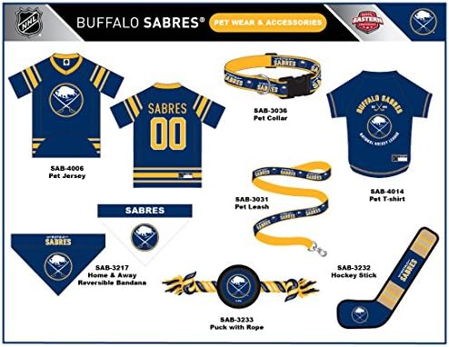 Pets First NHL Buffalo Sabres Jersey for Dogs & Cats, Small. - Let Your Pet Be A Real NHL Fan! - Image 6