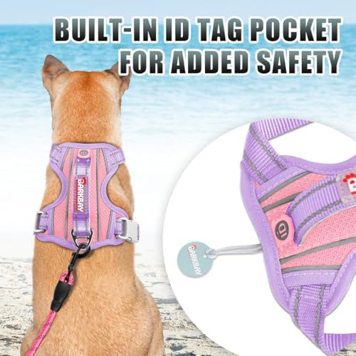 BARKBAY Dog Harness for Medium Sized Dog No Pull Dog Vest ID Tag Pocket - Image 2