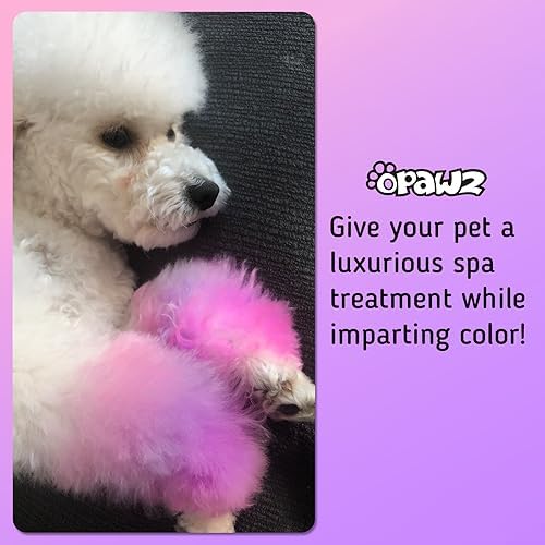 OPAWZ Pet Color Depositing Mask, 2-in-1 Semi-Permanent Dog Hair Dye and Hair Treatment, Pet Hair Dye for Dogs Cats and All Pets Can be Bathed (Sky Blue, 6.76 fl.oz / 200mL) - Image 2