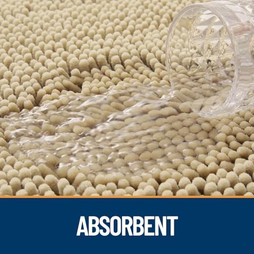 OLANLY Dog Door Mat for Muddy Paws 70x24, Super Absorbent Chenille Mud Mat - Image 3
