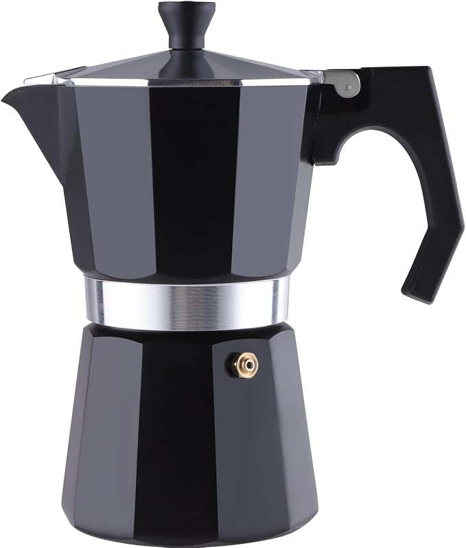 wedrink Stovetop Espresso Maker Aluminum Moka Pot 6 Cups Cuban Coffee Maker Stovetop Coffee Maker Moka Italian Espresso by WEDRINK