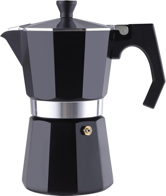wedrink Stovetop Espresso Maker Aluminum Moka Pot 6 Cups Cuban Coffee Maker Stovetop Coffee Maker Moka Italian Espresso by WEDRINK