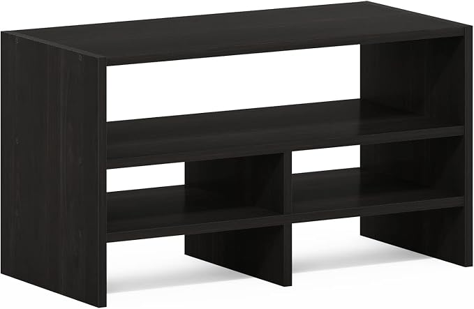 Furinno Hermite Desk Top Organizing Shelf Bookcase, Espresso - Image 5