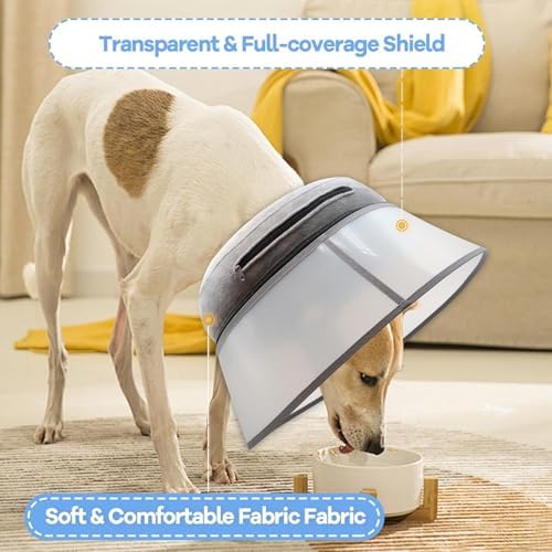 Inflatable Dog Cone Collar,Soft Elizabethan Anti-Lick Pet Recovery Collar - Image 6
