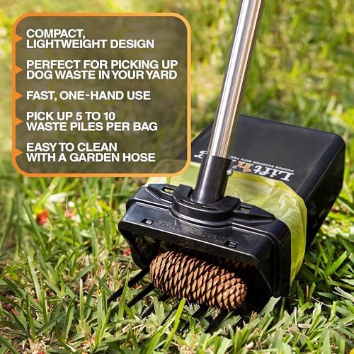 Neater Pet Brands Lift N' Bag Dog Pooper Scooper with 31" Pole, 60 Bags - Image 4