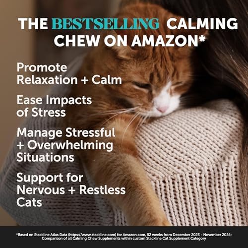 Pet Honesty Vet Backed Cat Calming & Anxiety Relief Chews, Chicken, 300ct - Image 2