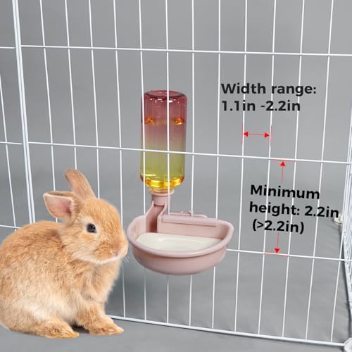 VANNON Gravity Pet Water Bowl, 16oz Anti-Splash Dispenser, Gradient Pink - Image 3