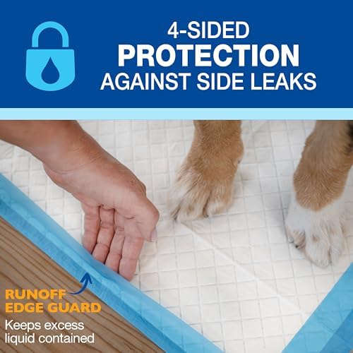 Four Paws Wee-Wee Superior Performance Pee Pads for Dogs with Runoff Barrier Edge Guard Protection, Puppy & Dog Potty Training Pads, Housebreaking Supplies, 27.5" x 44" (18 Count) - Image 3