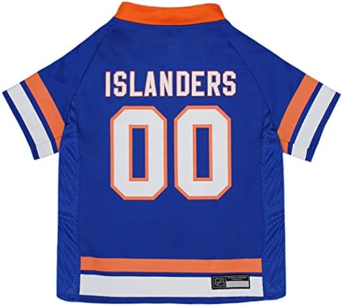 Pets First NHL New York Islanders Jersey for Dogs & Cats, Medium. - Let Your Pet Be A Real NHL Fan! by PETSFIRST