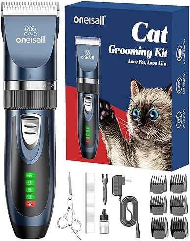 oneisall Quiet Cat Clippers for Matted Hair & Long Hair, Cat Shaver by oneisall