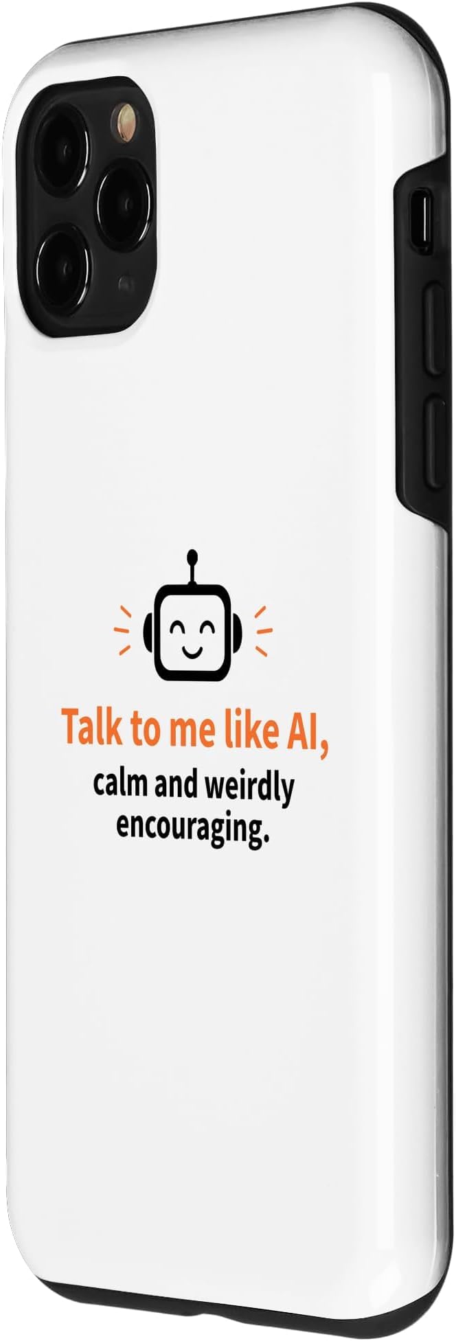 AI Robot Calm Encouraging Tech Support Case for iPhone 11 Pro - Image 2