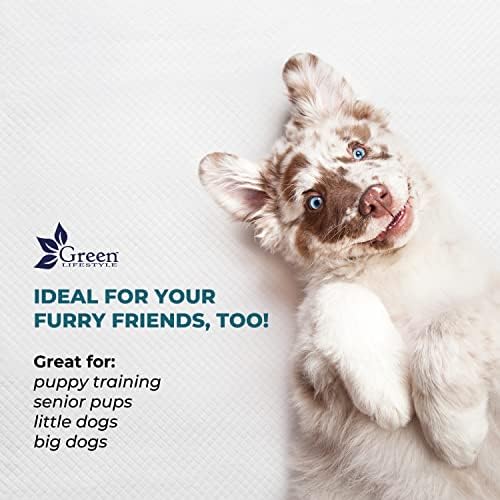 GREEN LIFESTYLE Underpads - Pet Training Pads for Dogs, Cats, Bunny, Chucks Pads for Adults, for use as Incontinence Bed Pads, Seniors Bed Pad (Pack of 50 - 36x36) - Image 2