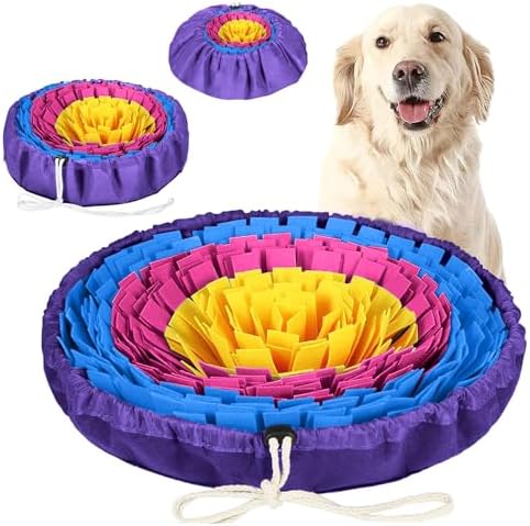 PET ARENA Snuffle Mat Dog Puzzle Feeder for Slow Eating & Brain Training by PETARENA