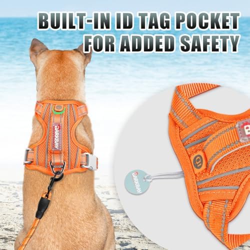 BARKBAY Dog Harness for Medium Sized Dog No Pull Dog Vest ID Tag Pocket - Image 2