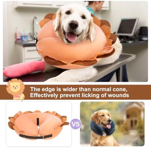 BEAUTYZOO Dog Cone Collar Alternative After Surgery,Pet Neck Donut E-Collar - Image 3