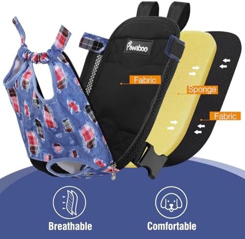 Pawaboo Pet Front Carrier Backpack for Small Medium Dogs - Image 5