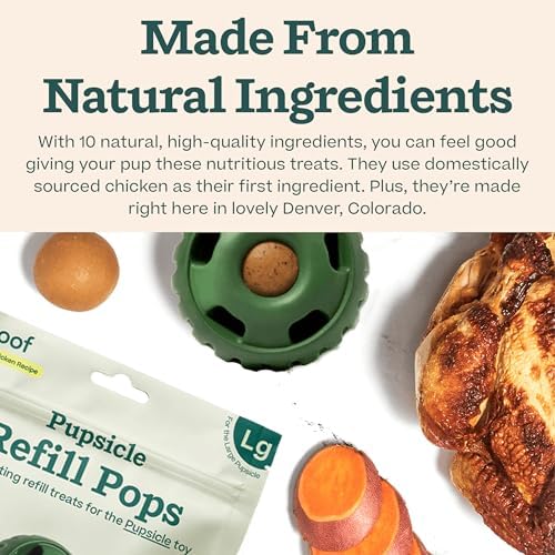 WOOF Pupsicle Chicken Refill Pops Dog Treats, Large, 7 Count - Image 4