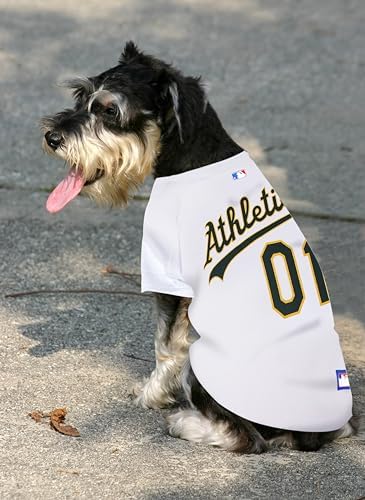 Official MLB Oakland Athletics Pet Jersey for Dogs & Cats, Size X-Large - Stylish Baseball Jersey for Your Furry Fan- Show Off Team Spirit with The Perfect Fan Apparel Gear for Pet, Dog & Cat - Image 2