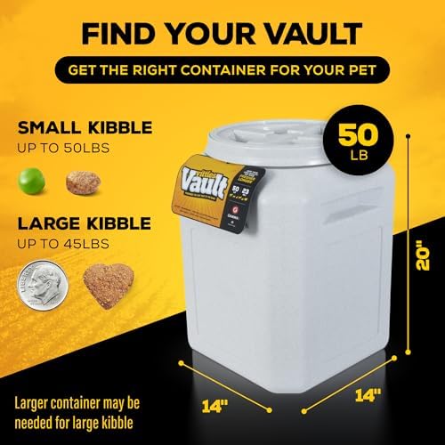Vittles Vault Airtight Pet Food Storage Container + Scoop, Fits Up to 50lbs - Image 6