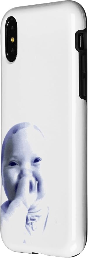 AI Baby Holding Laugh Meme Case for iPhone X/XS - Image 2