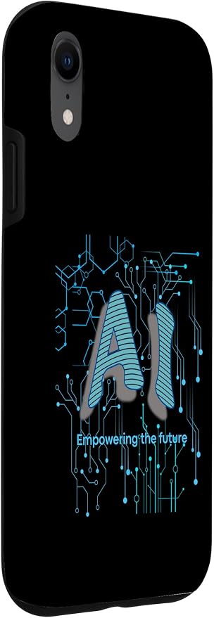 AI Circuit Board Tech Design for programmers & Engineers Case for iPhone XR - Image 3