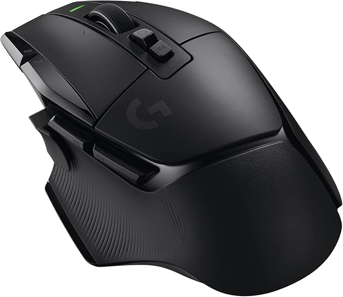 Logitech G502 X Lightspeed Wireless Gaming Mouse - Black | Optical Switches, 13 Buttons, <140 hrs Battery, USB-C, Infinite Scroll Toggle, Wireless Charging Capable, for PC/MacOS by Unknown