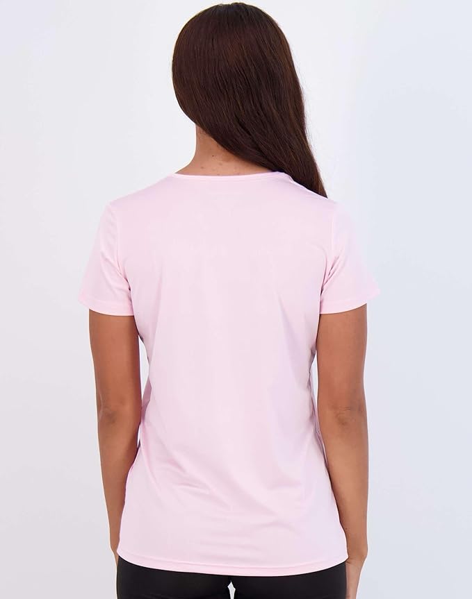 5 Pack Women's Dry Fit Short Sleeve Athletic Gym Workout Running Tops | Available in Plus Size, Exercise, Sports, Fitness, Quick Dry, Cooling, Moisture Wicking, Loose Basic Tees, Yoga, Pilates - Image 3