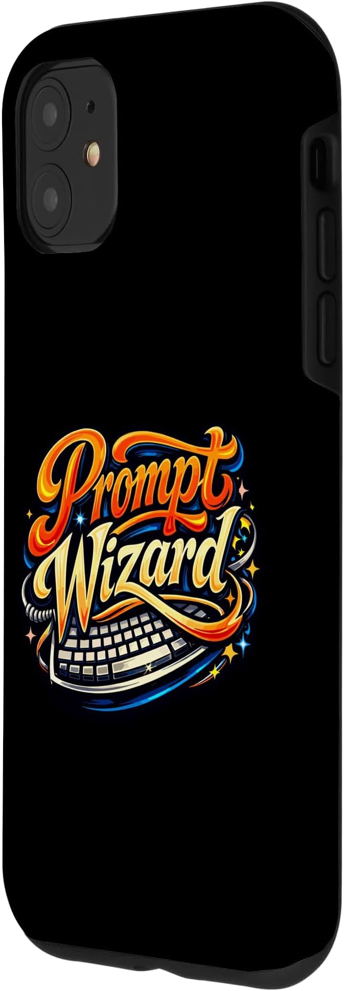 Prompt Wizard AI Retro Keyboard Case for iPhone 11 - Image 2