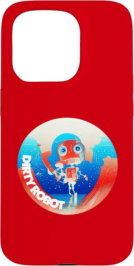 Dirty Robot my computer friend brand AI computing code cobot Case for iPhone 15 Pro by Unknown