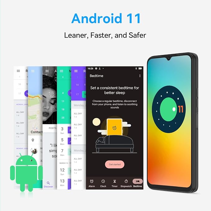 UMIDIGI Power 7 MAX Unlocked Cell Phone,6GB+128GB 10000mAh Battery,6.7" Full Screen + 48MP AI Triple Camera Android Smartphone,NFC,GPS,Face & Fingerprint,BLE 5.0, WiFi 2.4GHz/5GHz,Warranty,Black - Image 7