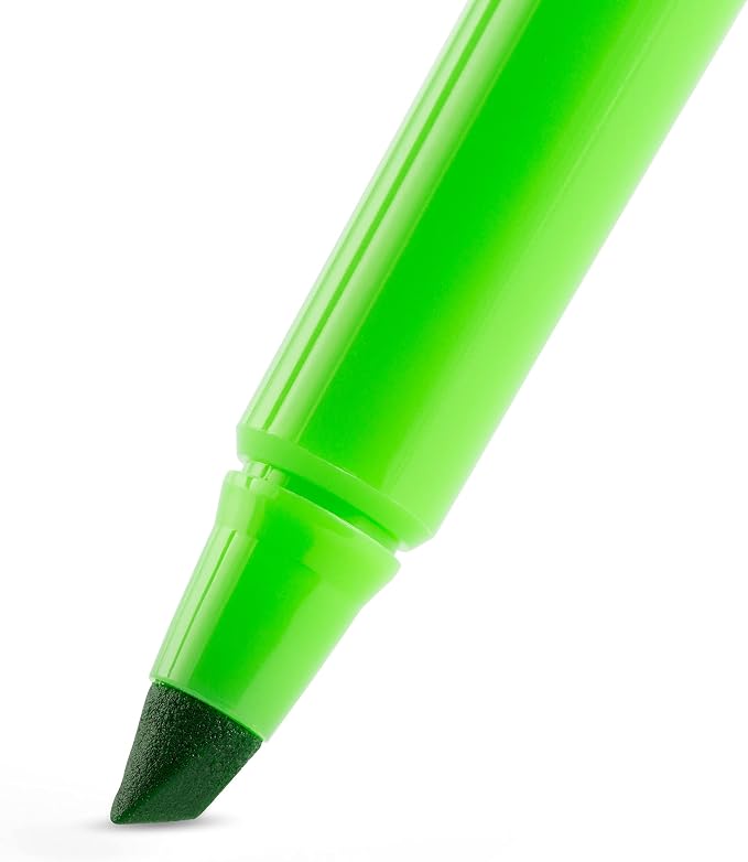 BIC Brite Liner Highlighters, Chisel Tip, 12-Count Pack of Green Ink - Image 3
