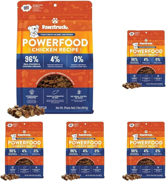 Pawstruck Air Dried Dog Food Chicken Recipe, Grain Free, Made in USA, 10lb by Pawstruck