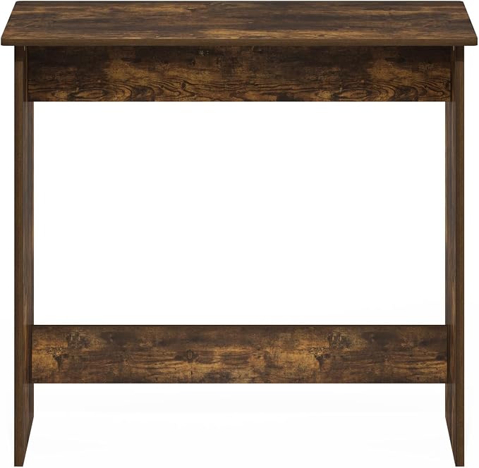 Furinno Simplistic 31-Inch Rustic Brown Computer Desk, Small Office Desk, Rectangular Home Office Desk with Drawers, Gaming Desk for Home Office, Bedroom, Study Room, Amber Pine - Image 6