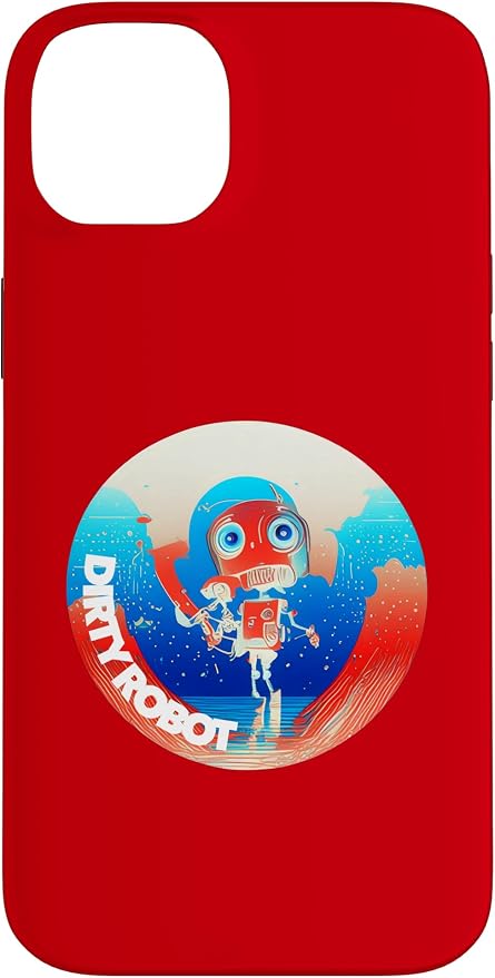 Dirty Robot my computer friend brand AI computing code cobot Case for iPhone 14 Plus by Unknown