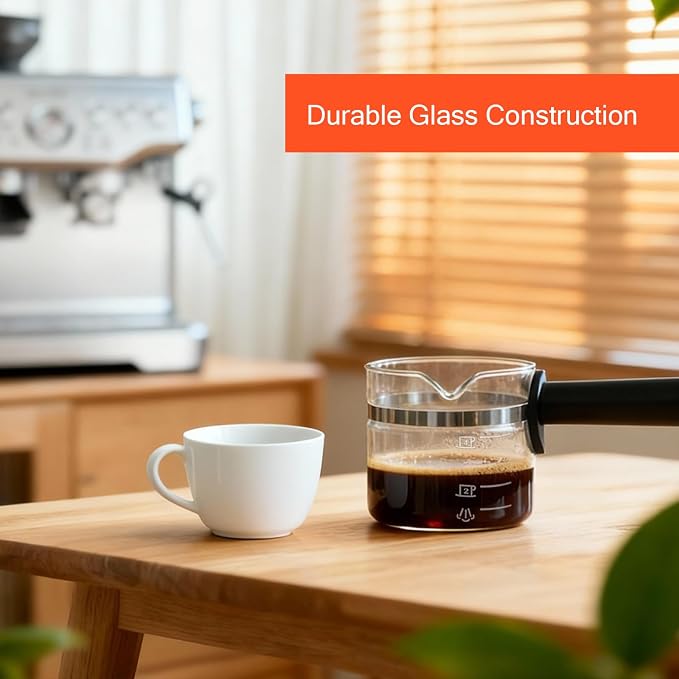 4 Cup Glass Espresso Coffee Carafe Compatible with Mr. Coffee, Krups, Salton, DeLonghi, Imusa, and espresso coffee maker Suitable for most espresso coffee makers on the market. - Image 4