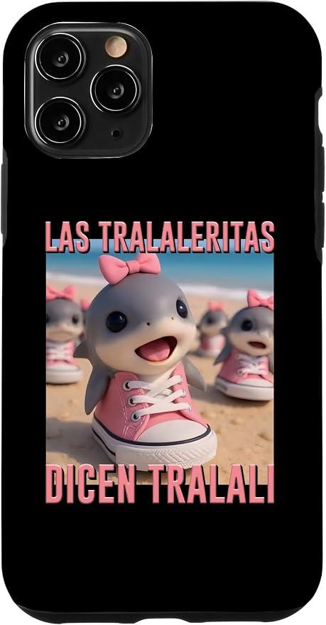 Trendy Internet Meme Tralaleritas Dicen Tralali AI Generated Case for iPhone 11 Pro by Unknown