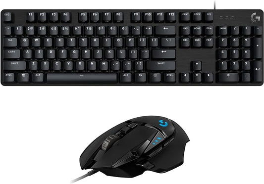 Logitech G413 SE Mechanical Gaming Keyboard and Logitech G502 HERO High Performance Gaming Mouse Bundle by Unknown