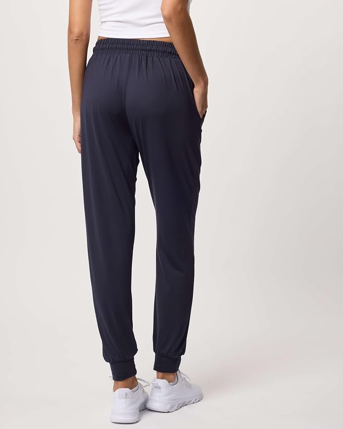 3 Pack Women's Lounge Joggers Sweatpant Active Athletic Yoga Workout Pocket | Available in Plus Size, Ladies Casual, Drawstring Gym Pants, Sleep Bottoms, Hiking, Running, Fitness, Exercise, Pajama, Soft - Image 3