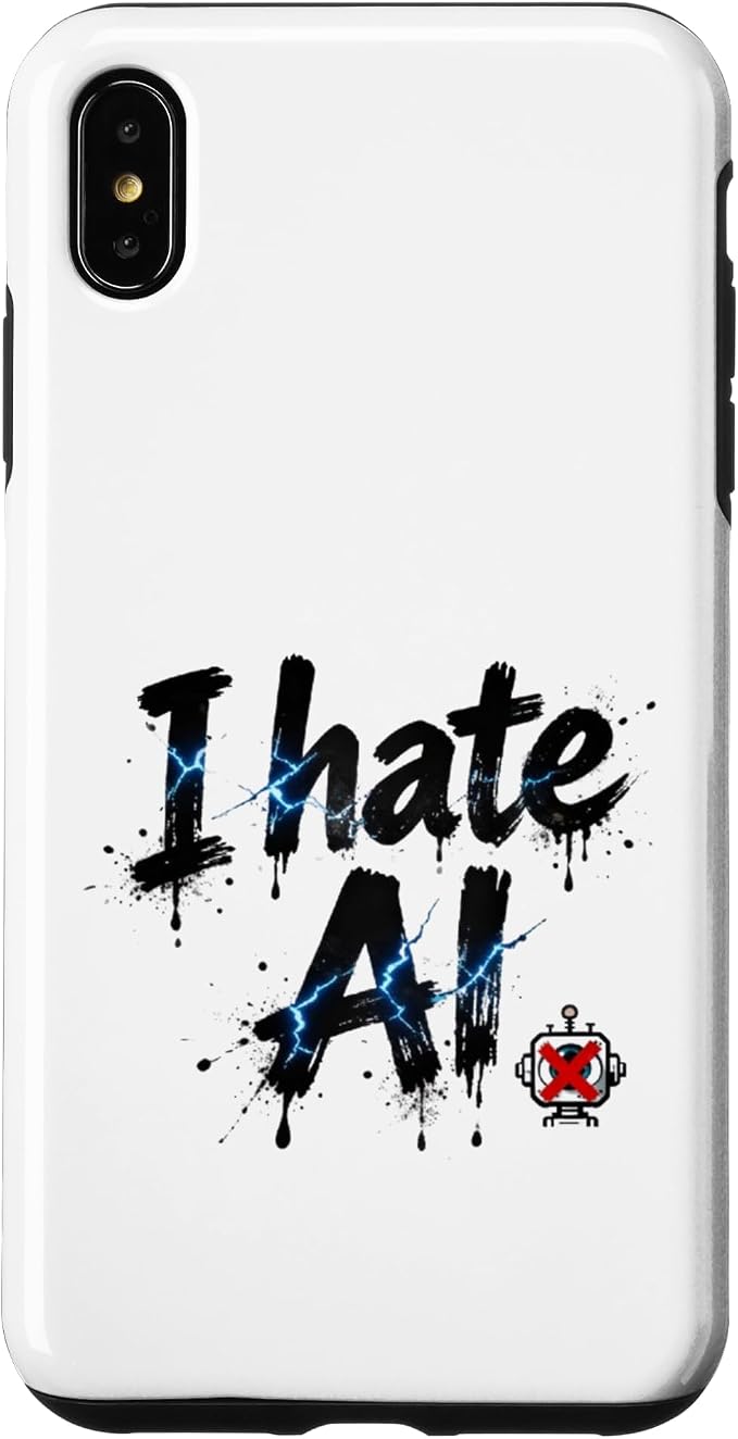I Hate Ai Case for iPhone Xs Max by Unknown