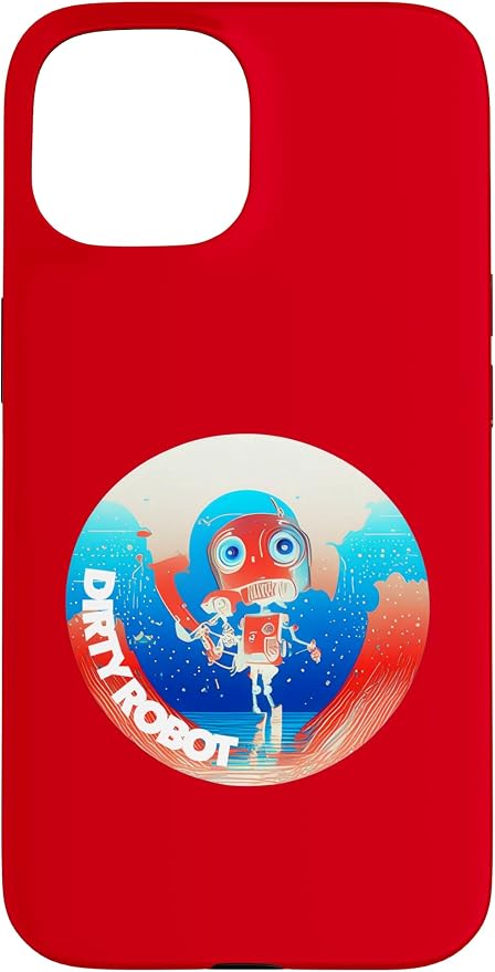 Dirty Robot my computer friend brand AI computing code cobot Case for iPhone 15 by Unknown