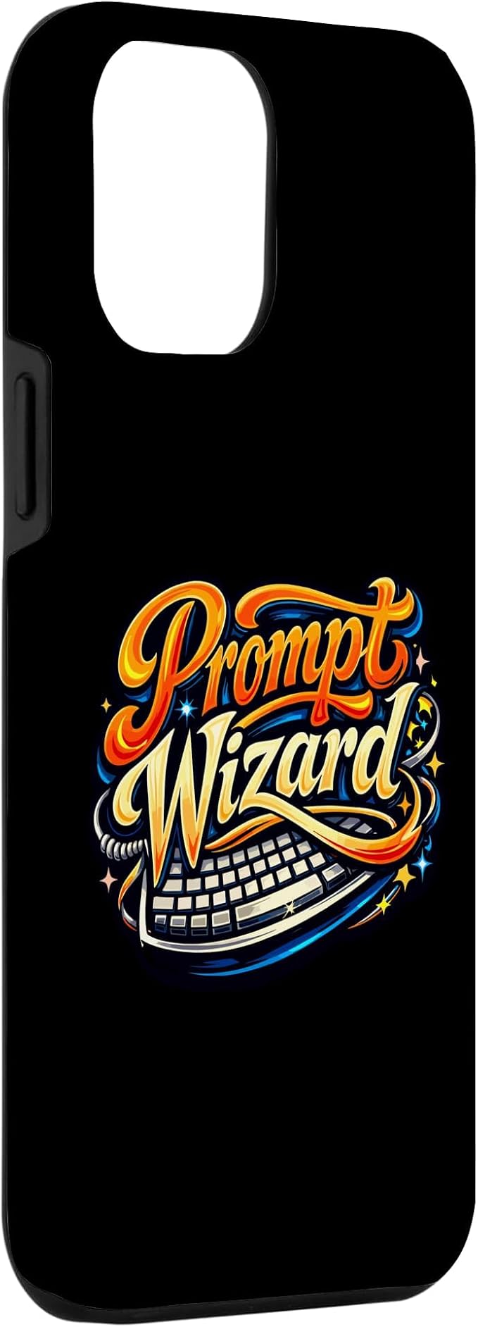 Prompt Wizard AI Retro Keyboard Case for iPhone 12 Pro Max - Image 3